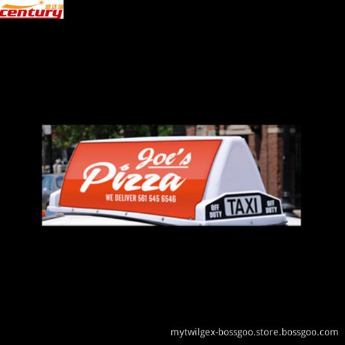 wholesale china factory price roof top car sign
